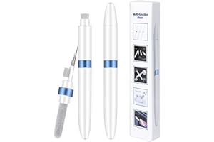 HORJOR AirPod Cleaning Kit, Airpods Cleaner 4 in 1 Multifunctional Earphones Cleaner Kit Bluetooth Headphone with Cleaning Brush, Metal Nib for Airpods iPod Earbuds Earphones Box