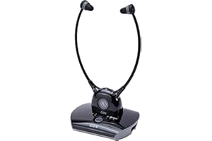 CGV Hel Dolfin Special Wireless Stereo-Headset für Senioren, schwarz