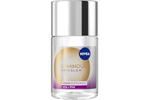 NIVEA Luminous630 Skin Glow Lozione Perfezionante 100 ml, Lozione esfoliante viso senza risciacquo per una luminosità immediata e un incarnato uniforme, Tonico viso con AHA, PHA e Aloe Vera