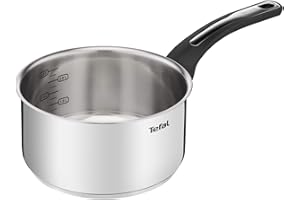 Tefal Emotion Casserole 20 cm inox, Garantie 10 ans, Base épaisse pour une diffusion de chaleur homogène, Design élégant, Poignée robuste, Induction E3013004
