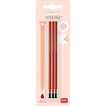 20 Ricariche Penna Cancellabile Per Le-Gami | 5 Colori (Blu, Nero, Rosso, Verde, Viola) - Punta Media