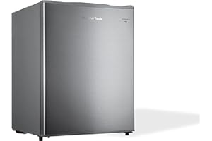 PremierTech Mini Congelatore, Freezer 42 litri, 4**** Stelle, Compatto, Da Tavolo, Risparmio Energetico, Porta reversibile, Silver, PT-FR43S