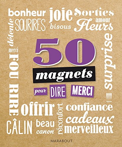 Book's Cover of50 MAGNETS POUR DIRE MERCI