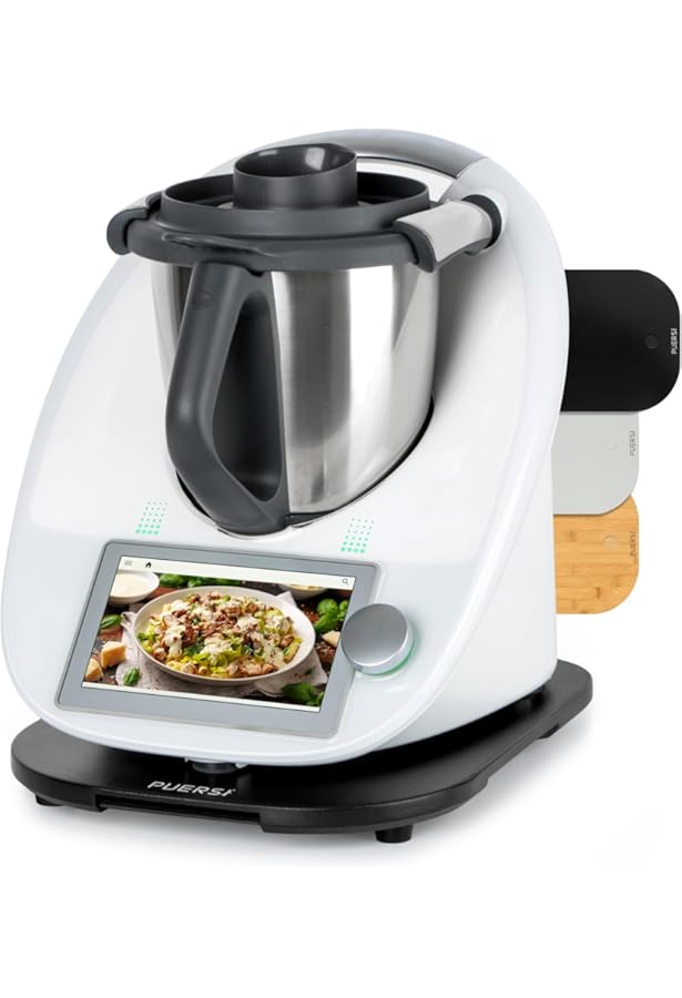 Planche Coulissante Pour Thermomix TM6/TM5 – 2e Génération – En Bambou Avec Roulettes – Démarrage Poussée Facile