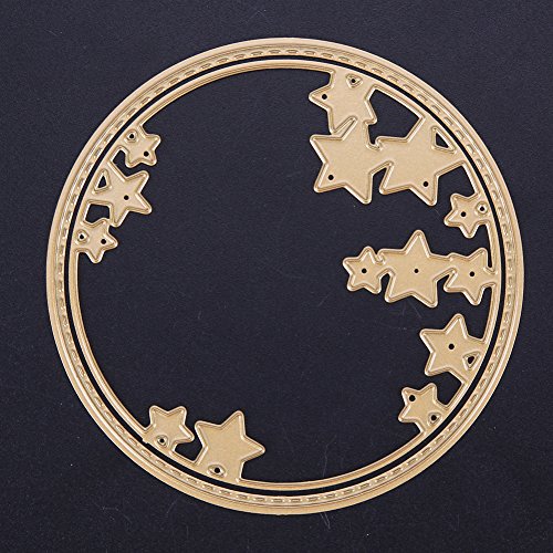 Amazingdeal365 2PCS Metall Form Stanzschablonen Schablonen Schneiden DIY Dekor Sammelalbum Karten Buchzeichen Lesezeichen als Geschenk für Freunde Geburtstag Kinder,Kindergarten Hobby Schule Handarbeit Unterricht usw. Ein tolles Geschenk! - 5