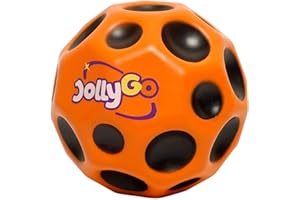 ‎JOLLYGO JollyGo High Bounce Ball 9 cm XXL – Extrem Springender PU Gummiball mit Pop-Effekt – Outdoor Spielzeug & Geschenkidee für Kinder & Erwachsene