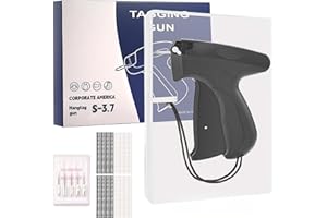 BERGXPERTEN PISTOFIX – Outil de couture instantanée sans fil ni aiguille – Appareil de réparation textile rapide pour vêtements, ourlets et tissus – Avec 5 aiguilles - 1000 aiguilles en plastique