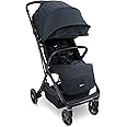 My Babiie MBX7 Autofold Stroller – from Birth to 4 Years (22kg), Foldable & Compact, Lightweight, Travel Buggy for Toddlers, Pushchair Includes Rain Cover - Black