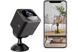ZHODADA Mini Camara Espia, HD 1080P WiFi Cámara Espia Oculta Camaras de Vigilancia Mini Cámaras De Vigilancia inalambricas Camara con Visión Nocturna y Detección De Movimiento y Audio Bidireccional