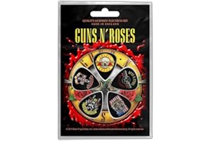 ROCK OFF Guns n Roses Plectre Bullet Logo Lot de 5 Multicolore