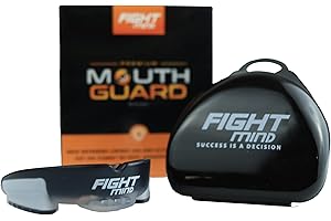 ‎FIGHT MIND SUCCESS IS A DECISION Fight Mind Premium Mundschutz - BPA-freier Zahnschutz für Kampfsport, MMA, Krav MAGA, Hockey, Football - Mit E-Book - In praktischer Box