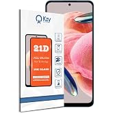 KZY İLETİŞİM Xiaomi Redmi Note 12 Tam Kaplayan 21D Temperli Ekran Koruyucu Cam