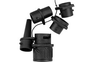 YapitHome Multifunction Air Pump Converter, Air Valve Nozzles for Inflatable Boat,Sup Valve Adapter for Inflatable Bed,Inflatable Boat,Stand Up Paddle Board,Inflatable Dinghy