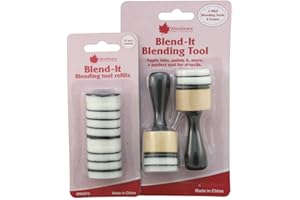 Woodware Ink Blending Tool With Spare Pads For Rubber Stamping & Scrapbooking