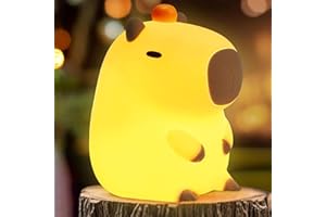 FAMIDUO Luce Notturna a Forma Di Capybara, ​​Luce Notturna Dimmerabile a 2 Livelli Per La Cameretta Dei Bambini, Luce da Lettura, Luminosità Regolabile Luce per Lettura