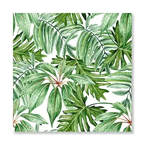 Tamatina Wallpapers | Laminaetd DIY Wallpaper | Self Adhesive| Kids | Flower | Green |School| Living Room,Kitchen Shelf Liner Wallpaper Interior|.FT