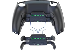 KD.FLY Back Paddles Programable Remap Kit for PS5 Controller, RISE4 Back Buttons for PS5 Controller BDM-010 & 020 & 030, Upgrade 4 Back Buttons Attachments Support Mapping, Turbo and Combo Function