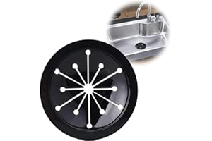 DAKEXIONG 8,9 cm Tritarifiuti lavandino cucina franke per Lavello da Cucina, Collare di Scarico, Parastiti, Tappo Multifunzionale per Dispositivi di Smaltimento Rifiuti GE, Whirlaway, Sinkmaster, Waste King