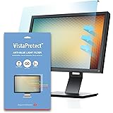 VistaProtect – Filtro Anti Luce Blu Premium per Monitor di computer e Schermo PC, Rimovibile (23" - 24" pollici)