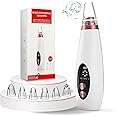 BESTAQUA 6 in 1 Multi-Function Blackhead Remover With Pore & Pimples Cleaner Upgraded Chargeable Vacuum Machine | With 3 Levels Adjustable Mode With 6 Changeable Functional Heads. (Standard)