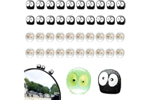 FENQURO Ghiibli 40 Accessori per Auto in Sprite di Fuliggine Carini Anime per Interni Auto Cruscotto Specchietto Retrovisore e Cruscotto Decorazione Divertente per Auto