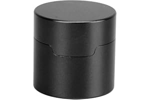 HOSI Pool Chalk Box, Round Handy Aluminum Alloy Billiard Chalk Holder, Easy to Carry