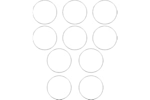 WINOMO, 10 anelli di metallo per pneumatici, in metallo, per artigianato e acchiappasogni, 10 misure