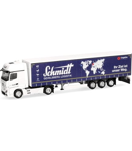 Herpa Camión en Miniatura Iveco S-Way Facelift (MY24) tractora 2 Ejes, Blanco, Miniatura a Escala 1:87, Pieza de colección, Made in Germany, plástico