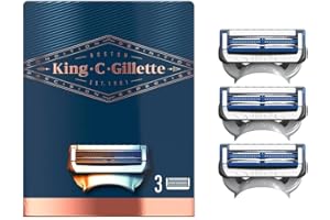 KING C. GILLETTE Gillette King C. Herren ostrza do golenia, 3 zapasowe ostrza - 20 litrów
