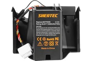 Shentec 25.6 V 3000 mAh Lithium Ion Compatible with Robomow Premium RC302, RC304, RC304u, RC306, RC308, RC308u, RC312, RC312u Replaces BAT7000B, MRK7005A