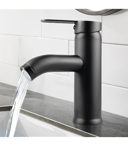 Grifo Lavabo Negro Mate Extensible Extraible Acero Inoxidable Monomando  Agua Fria Y Caliente Mangueras Incluidas 1079791996