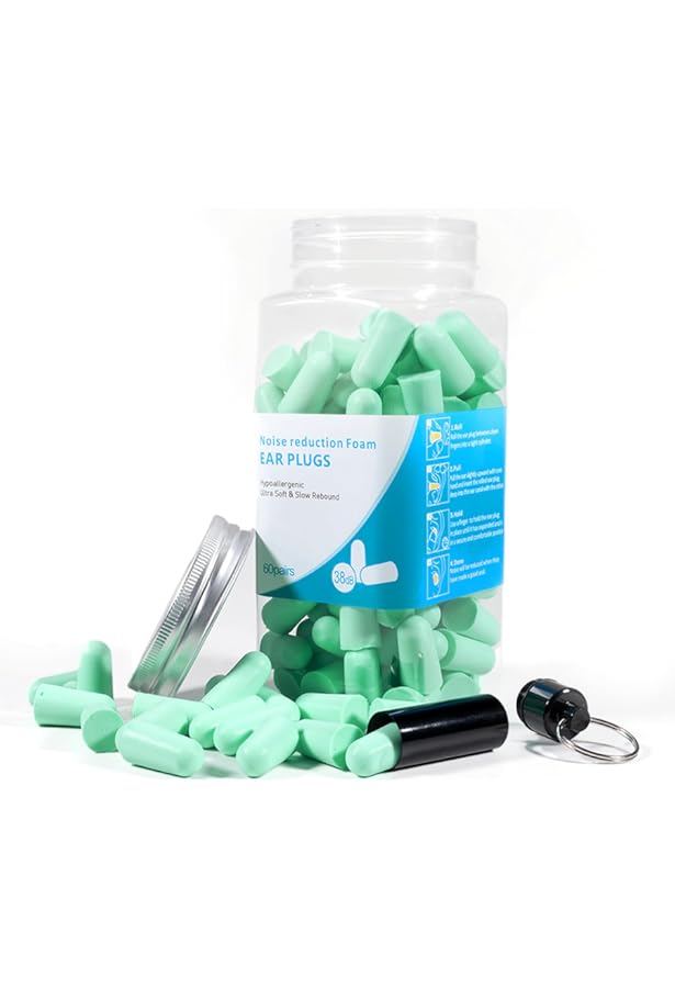 AJW-Bouchons D'oreille Pour Dormir 2 Paires SNR 32dB Bouchons D'oreille à Réduction De Bruit