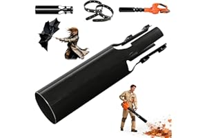 NATWO Leaf Blower Air Booster, Airflow Amplifier for Leaf Blowers, Instantly Boost Airflow, 2026 Leaf Blower Nozzle Attachment, Universal Leafs Blower Nozzle Air Boosters for Yard, Lawn, Driveway Cleanup
