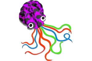 Laptony Pulpo Cometa para Niños & Adultos Cometa Preciosa para Juegos y Actividades al Aire Libre Fácil de Volar y Montar Cometa para Deportes al Aire Libre de Verano en Parque de la Playa