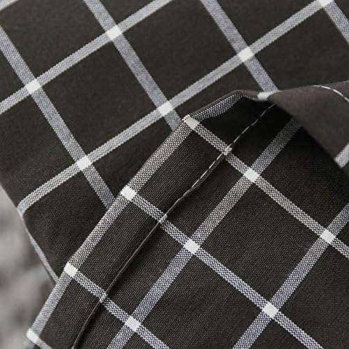 FLYRCX Modern European simple table cloth waterproof black and white plaid linen tablecloths photo background cloth home hotel dust cloth,100x160cm,B