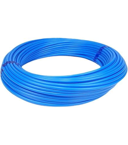 Tuyau Nylon 4mm Intérieur 6mm Extérieur - Bleu - Pour Air Ou Frein - Neuf
