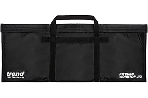 Trend Heavy-Duty Carry Case for 700–750 mm Kitchen Worktop Jigs, Padded Storage Bag with Reinforced Straps and Waterproof Outer, Fits Multiple Jig Models, CASE/KWJ700