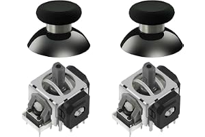 AKNES GuliKit TMR Joysticks Ersättning för DualSense PS5 / DualSense Edge | minskar Joysticks drift, ultrahög precision, lång livslängd, energieffektiv, Thumbstick Caps ingår