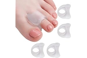 KUKUPOW 6 Pièces Séparateurs Pour Orteils, Protection Des orteils, Séparateurs D'orteils, Correction Des Oignons Et Restauration Des Orteils à Leur Forme Originale