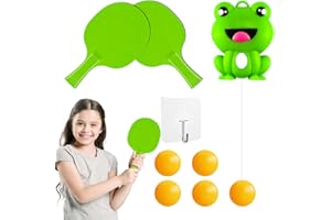 XUHN Tischtennis Trainer Set, Kreatives Hänge Tischtennis Zum Aufhängen Trainer Set, Hängendes Tischtennis für Kinder, Tischtennis Trainer Kinder Tischtennis Trainingsgerät für den Innenbereich