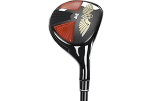 Bybomya G Series Golf Hybrid Clubs for Men, 3,4,5 PW with Graphite Shafts and Head Cover, Right Hand, Regular Flex