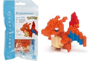 nanoblock NBPM008 Pokemon Charizard, Colourful, Dracaufeu, Bandai