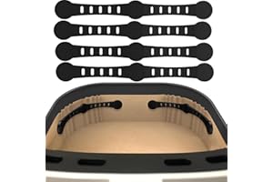 ‎WAABOSE Waabose XL Magnete für Airfryer Backpapier, 4 Stück XL Magnete für Heißluftfritteuse für Backpapier, Lebensmittelechtes Silikon, Universelle Heißluftfritteuse zubehör mit langen Knöpfe