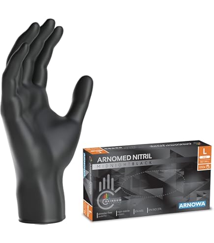 Guanti In Nitrile SemperGuard - Senza Lattice, Taglia M, Verde/Blu, 100 Pz - Foto 5