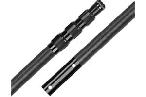 imgokaha Pool Teleskopstange Kohlefaser Für Pool Kescher 3,65m, Poolstange Teleskop von 1,12m bis 3,65m, Handelsübliche Qualität Kescher Pool Teleskop Stange stabil, Poolzubehör, Poolreinigung