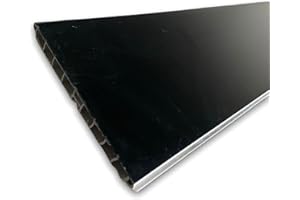 ALFREDO CALANDRELLI Zoccolatura pvc per cucina 2 metri in colore Nero in varie altezze (10)