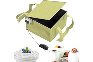 GETEAWILY Sauerteig Gärkasten Mit Temperaturregelung, Sauerteig Gärbox?Gärkörbchen Gärbox Sauerteig-Gärkasten Haushaltsbrot Joghurt Fermentierter Klebreis Süßwein Gärbox Backzubehör