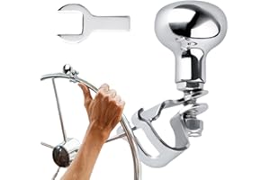 TONGFENG boule volant - Boule contrôle manœuvre à bouton tournant - Boule poignée d'aià la direction en acier inoxydable qualité marine pour yacht et bateau, accessoires Gimocool