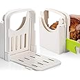Bread Slicer, Multifunctional Sandwich/Toast Maker,Folding and Adjustable Bread Cutting Guide Tools for Bread/Roast/Sandwich Maker/Loaf Slicer Cutter