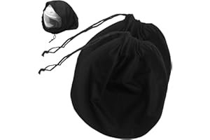 POHOVE 2er Pack Helmtaschen, Motorradhelmtasche mit Kordelzug wasserdichter Rucksack Universal Helmtasche Tragetasche für Motorradhelm, Fahrradhelme, Skihelme, Basketball, Fitness